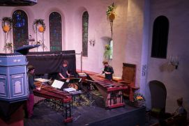 Le Trio Be One dans l'église d'Adelboden