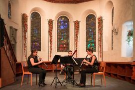 Das Eromea-Trio in der Kirche