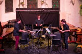 Le Trio Be One dans l'église d'Adelboden