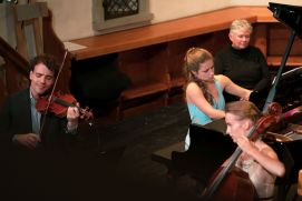 Das Delta Piano Trio in der Kirche Adelboden