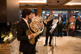 The Darbellay Horn Quartet at the After Concert Apéro